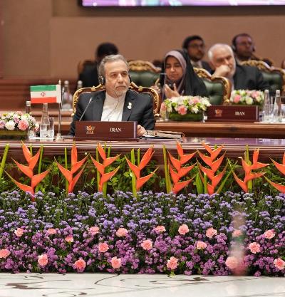سخنرانی وزیر امور خارجه در دومین روز نشست وزرای امور خارجه بریکس تحت عنوان “بازسازی نظم جهانی؛ ضرورت اصلاح